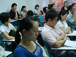 深圳营养师培训-乐活岛学员在上课