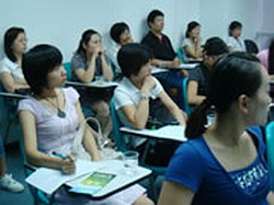 深圳营养师培训-乐活岛学员在上课
